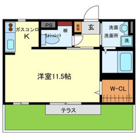 鴫野駅 徒歩2分 1階の物件間取画像